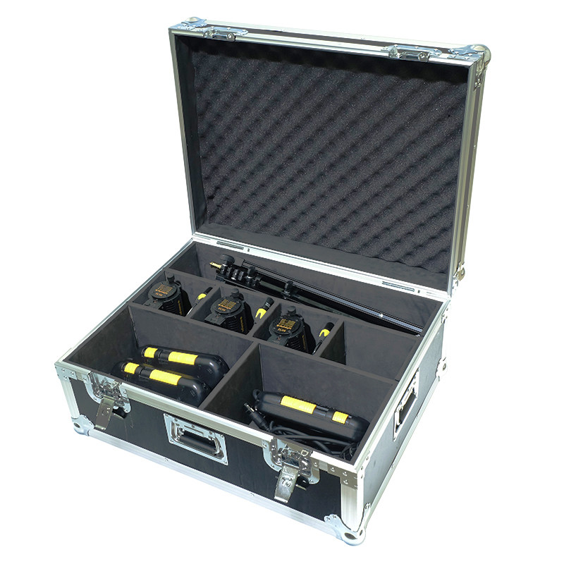 特图利dedolight三灯套装150w 暖光影视摄影摄像微电影便携补光灯