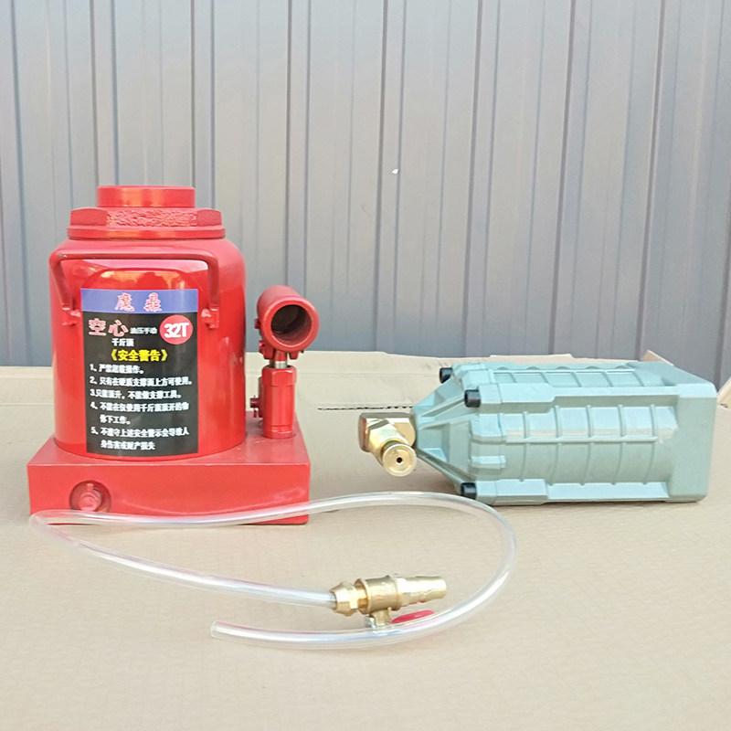 助力液压千斤顶50吨32t空心千金金顶改装辅助器千斤顶