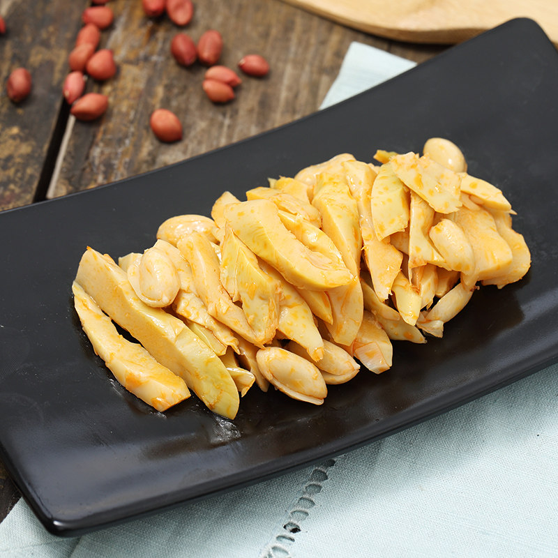 西马克花生笋心128g即食袋装零食素食新鲜竹笋笋类制品