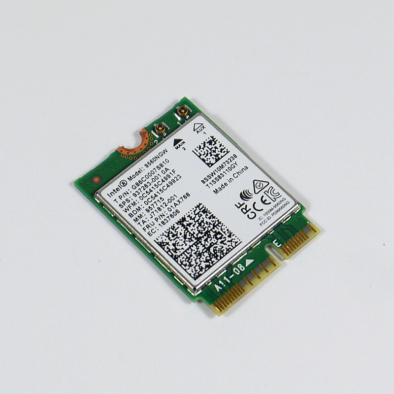 intel英特尔wirelessac9560cnvi蓝牙wifimumimo网卡1730m笔记本零部件