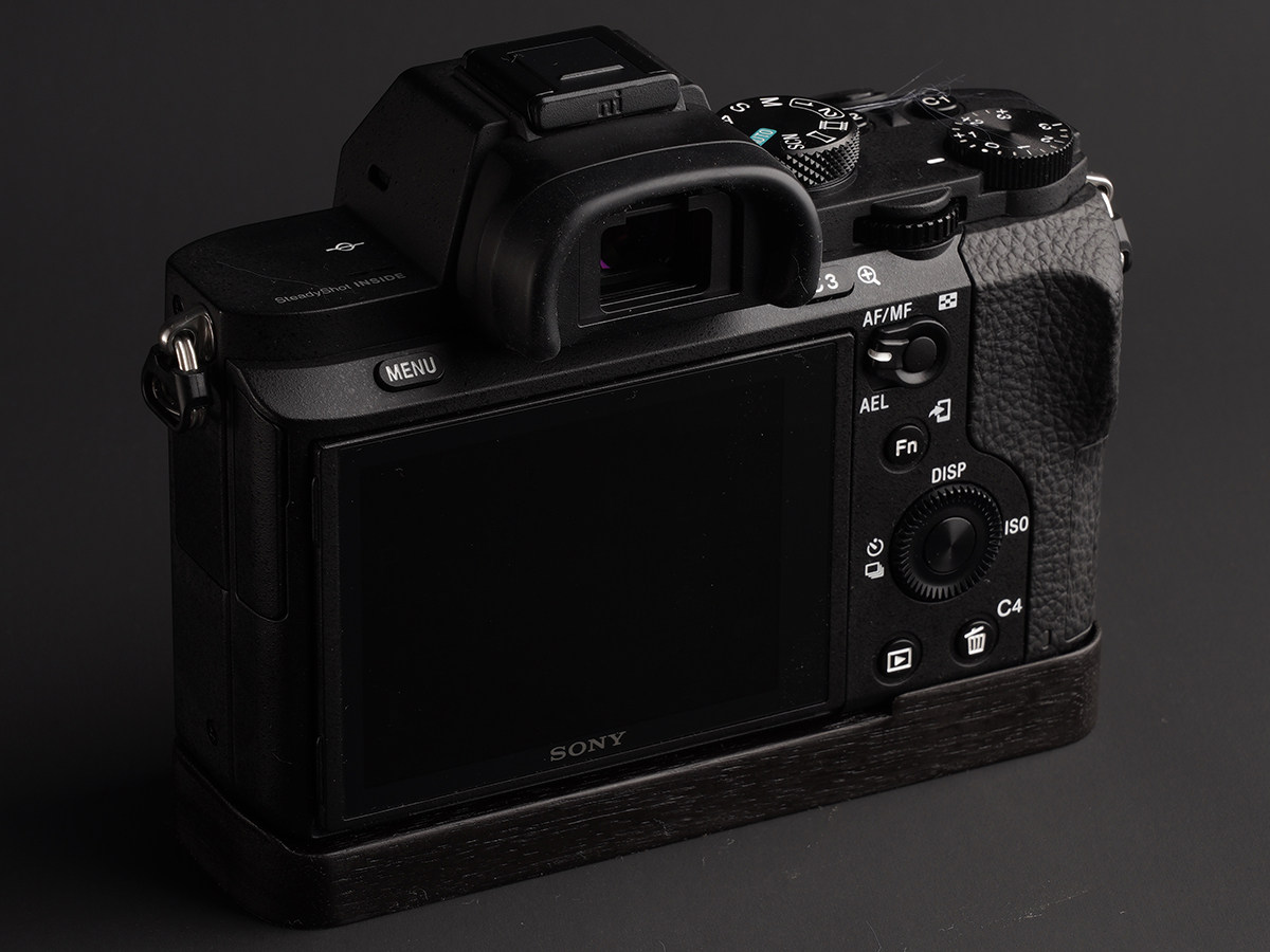 sony索尼a7r2a7m2a7s2代木手柄原创设计握柄单反手柄