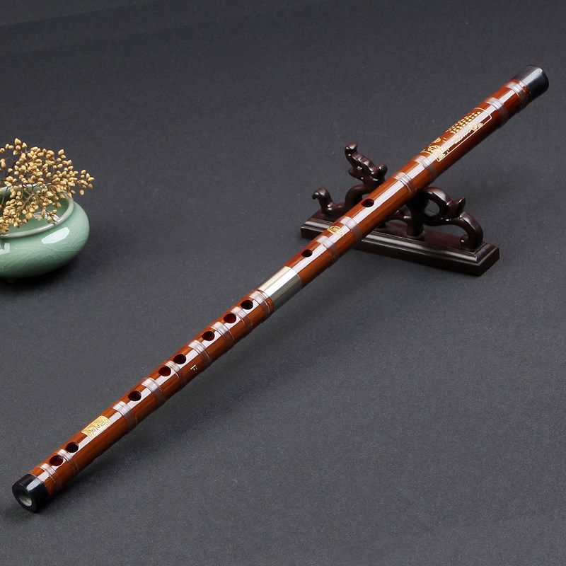 苏东笛子 陶卫东手工精品笛 专业接铜演奏苦竹笛子 民族横笛7808