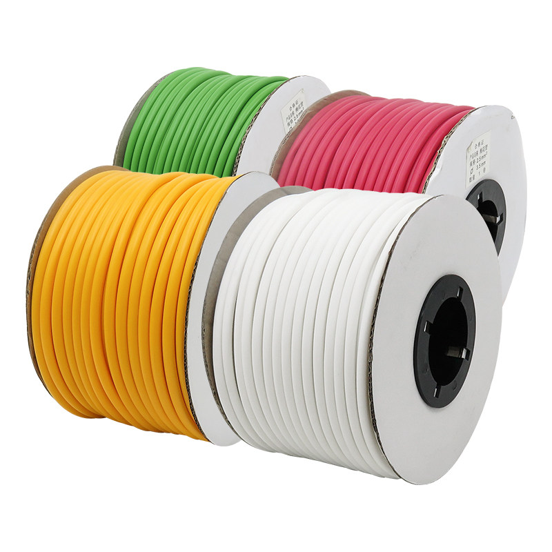 管线标线号管套空白手写电网线标签管电工cavince彩色梅花管号码