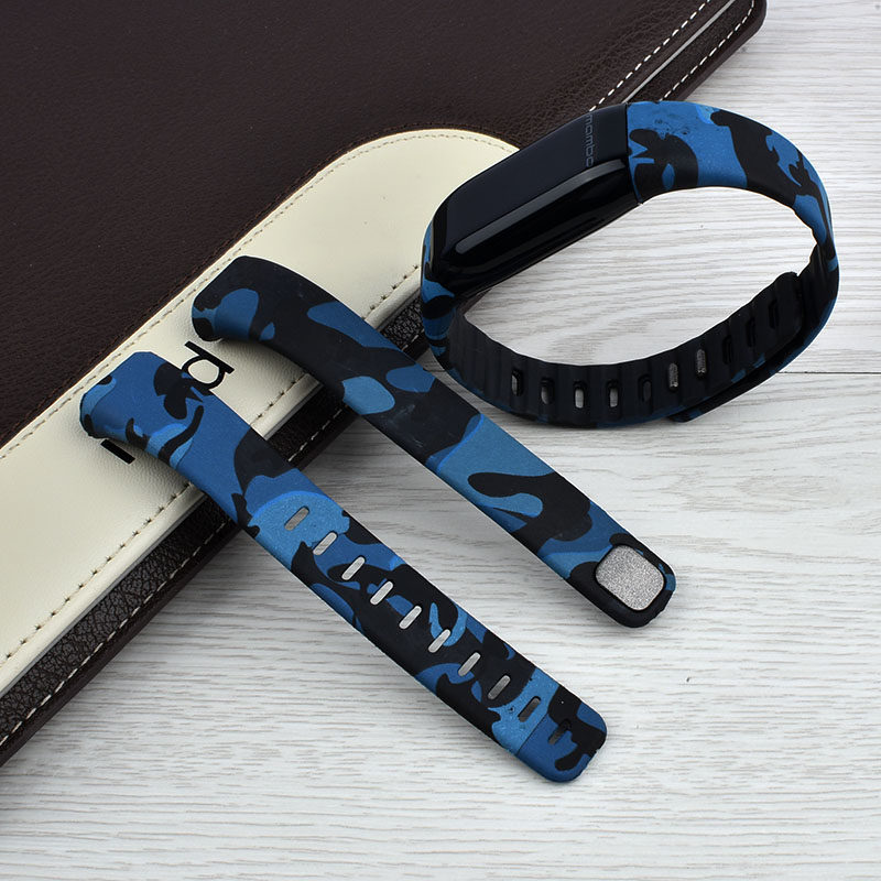 jd乐心手环腕带mambo1/2代运动表带双扣ziva彩色迷彩替换运动表带