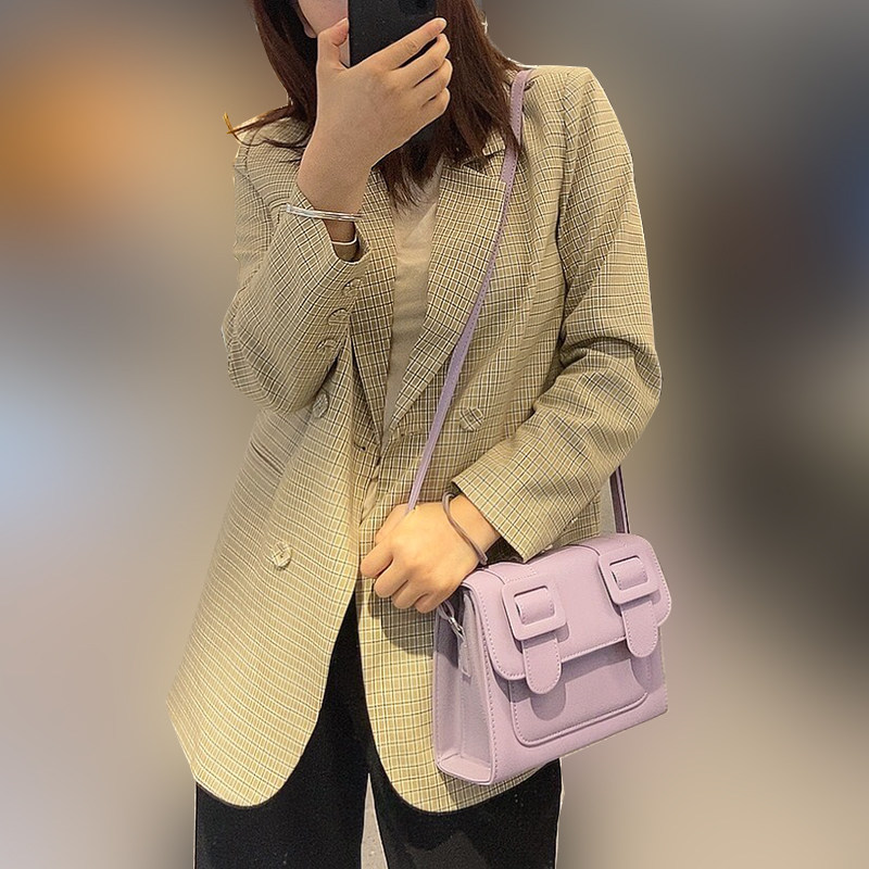 martchee剑桥包小ck紫色马卡龙邮差斜跨包包女夏休闲2021新款潮