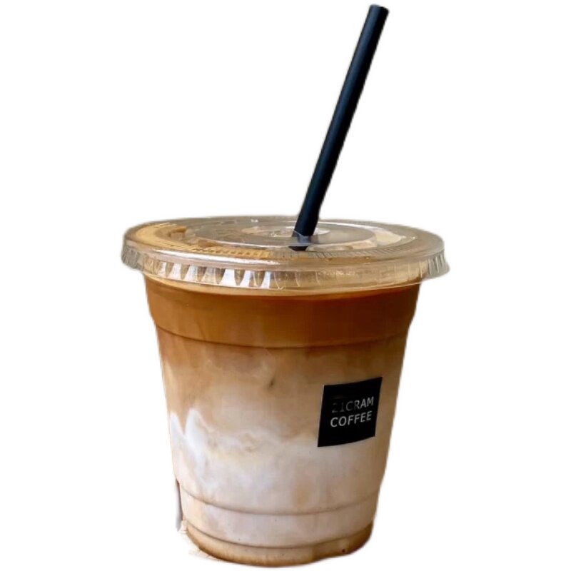 pet一次性透明塑料冷饮杯子冰美美式咖啡柠檬塑杯