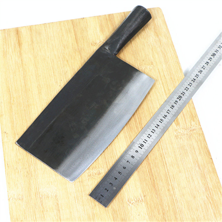 菜刀厨师专业夹钢锻打刀老式手工锰钢铁刀家用菜刀