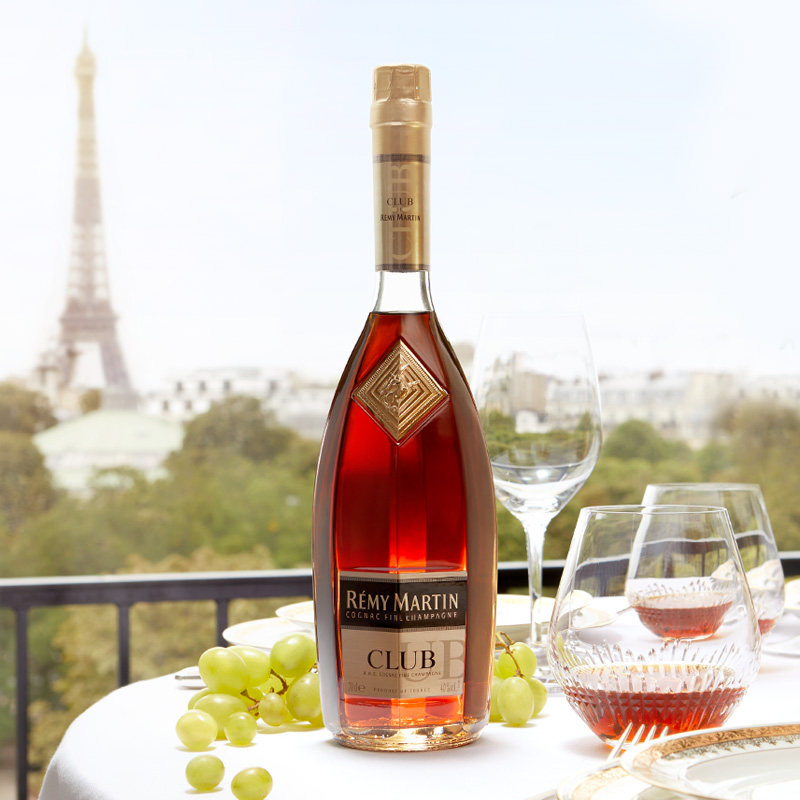 品牌旗舰人头马club优质香槟区干邑白兰地700ml2瓶进口洋酒