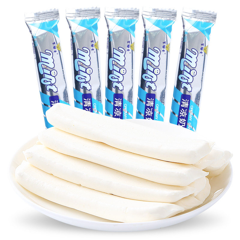 儿时经典零食品 客嘟麦清凉薄荷奶糖16g 节日婚庆喜糖果小吃批发