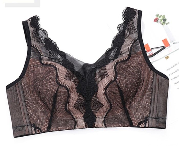 品牌无钢圈背心式聚拢收副乳文胸c杯美背胸罩上托调整型女士内衣