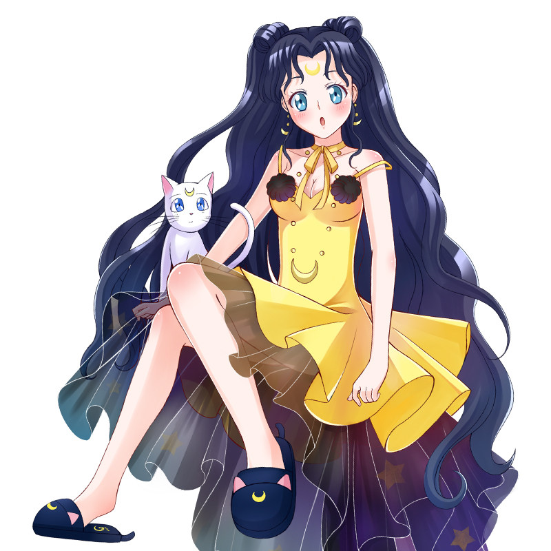 美琦动漫美少周边露露毛绒棉拖鞋保暖防滑二次元可爱平底家居鞋冬