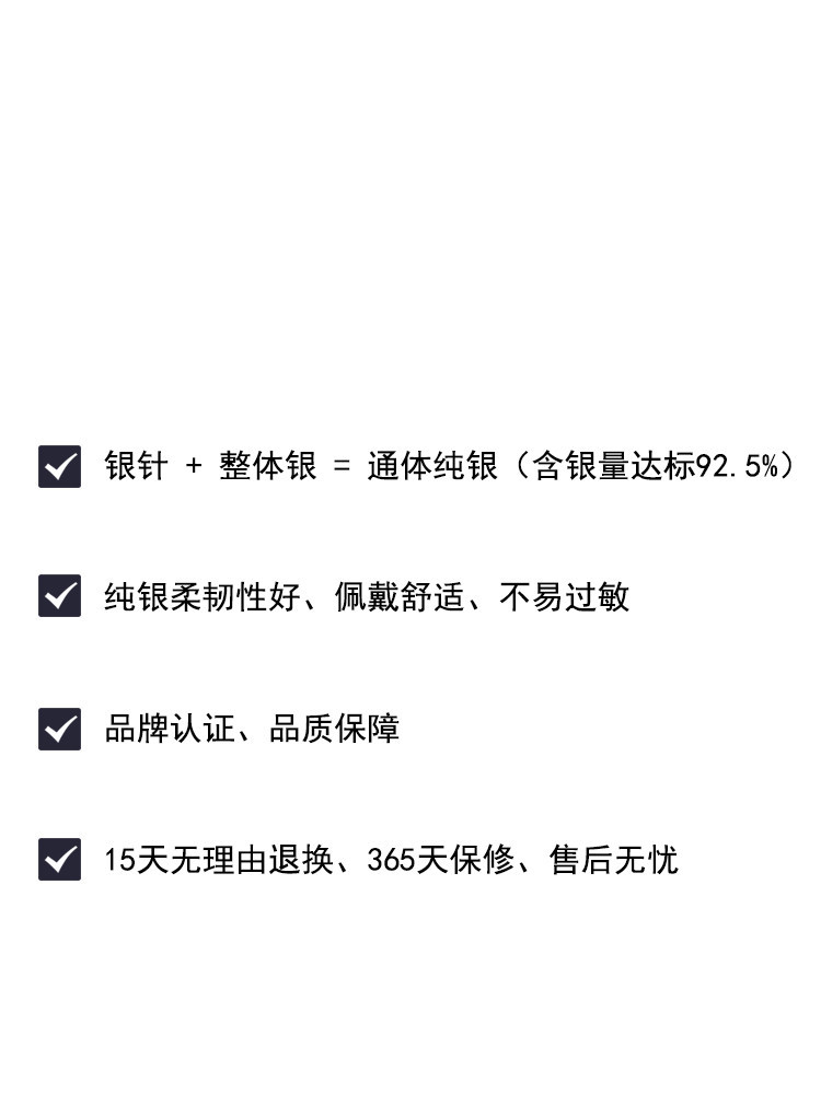 可爱小鹿麋鹿闪钻简约少女心S925纯银项链锁骨链礼物女款