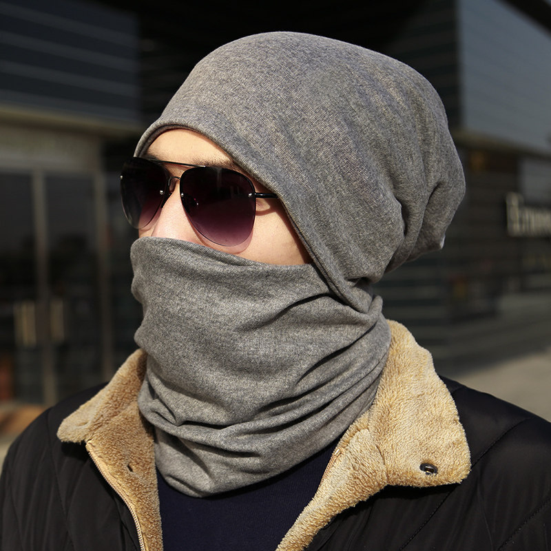脖套男冬季保暖学生套头韩版潮围巾年轻人男士骑行围巾