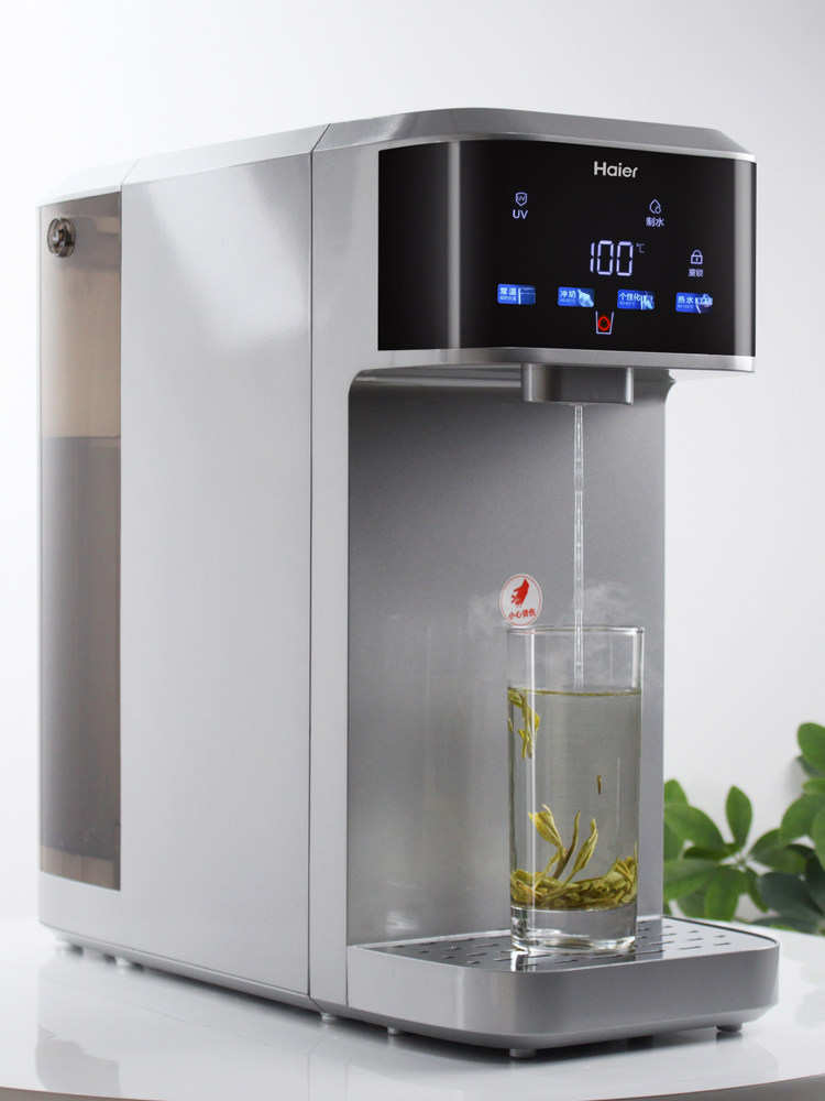 海尔净水器家用直饮加热一体机安装台式饮水机自来水台式净饮机
