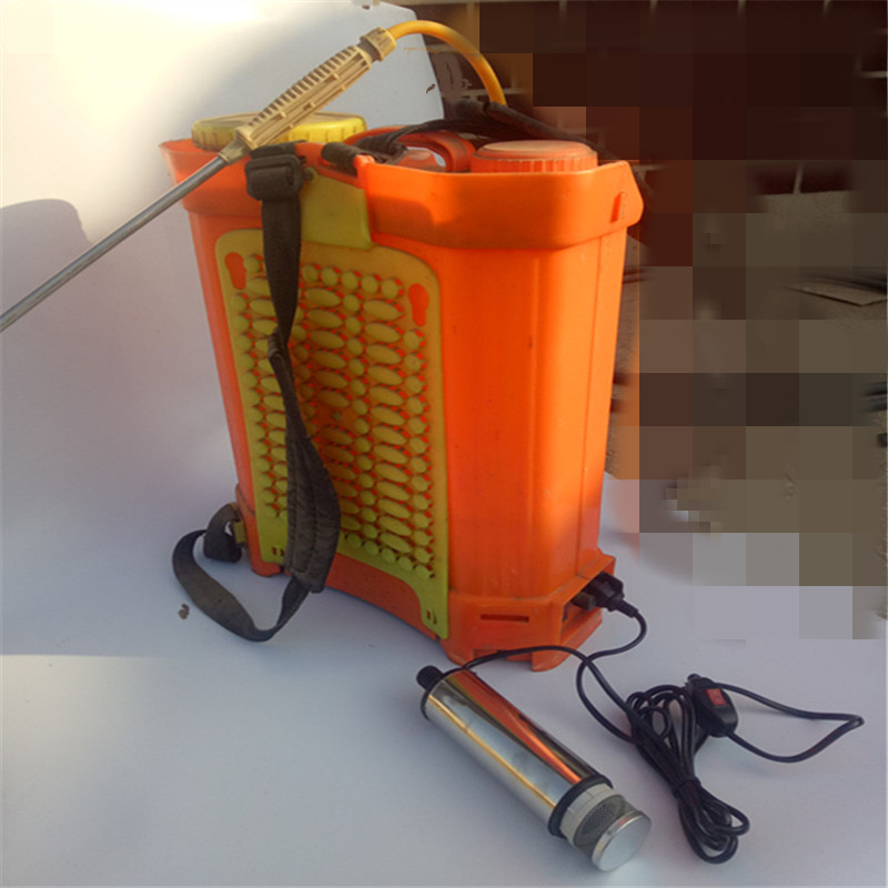 取水小型电动喷雾器打药电车12v48v抽加水泵电泵