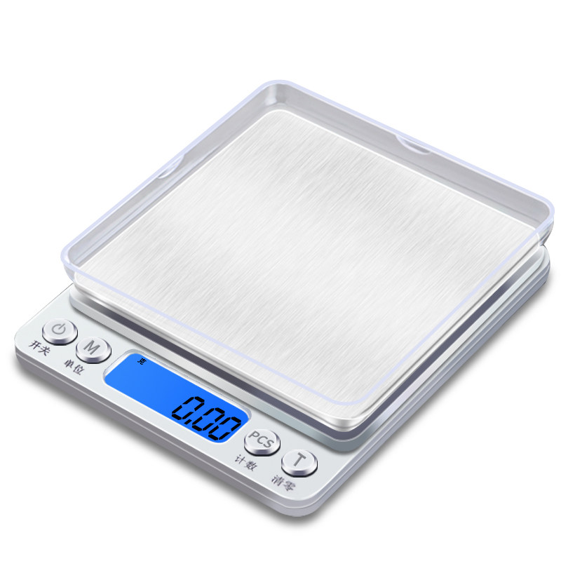 电子秤厨房秤0.01g精准称重家用克称小秤烘焙食物迷你数天平秤