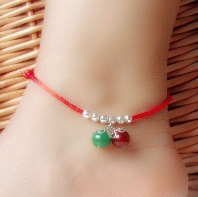 女童脚链优雅铃铛大气春季清新女腿俏皮潮流脚链