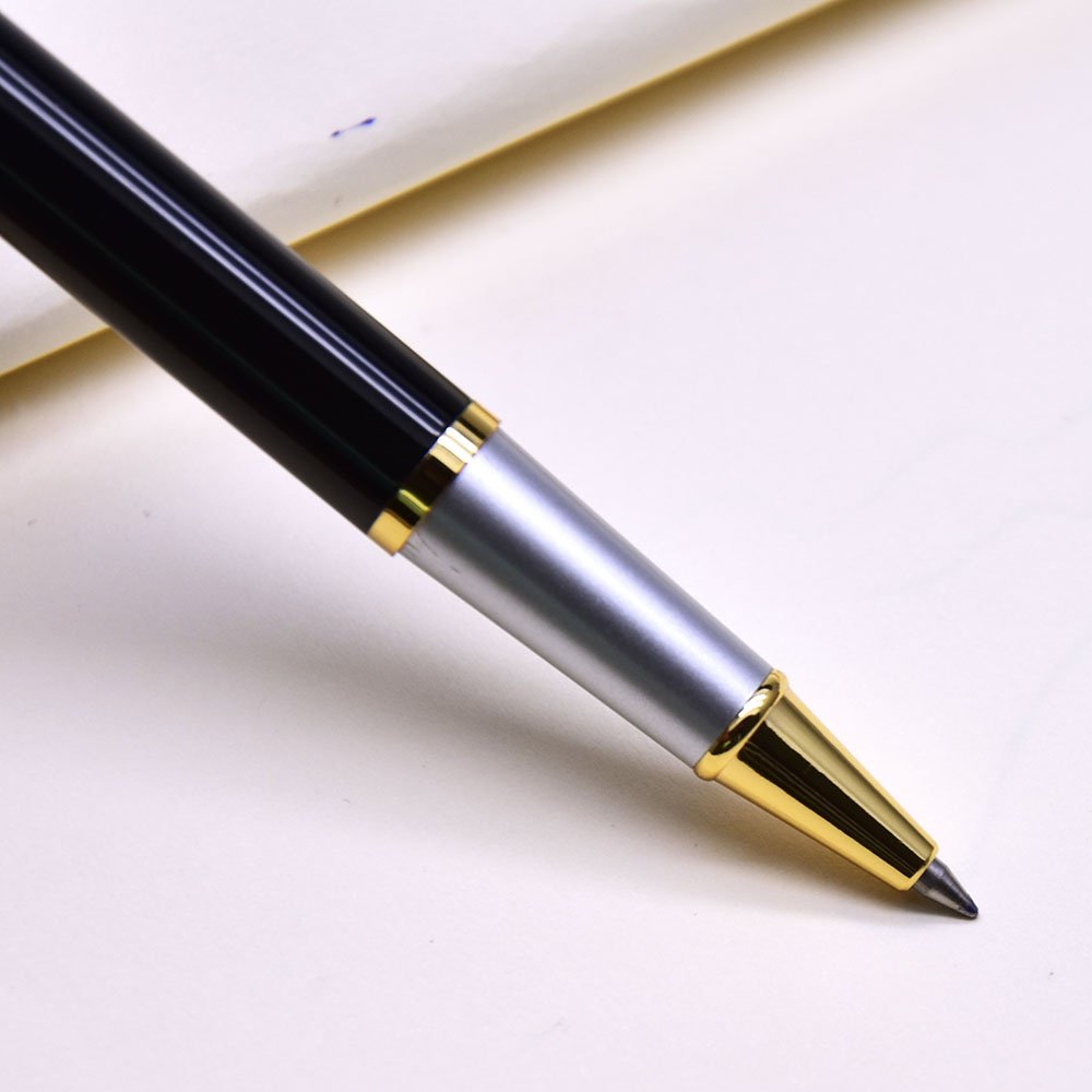 签字笔商务高档金属中性笔定制logo盖帽办公送礼圆珠笔