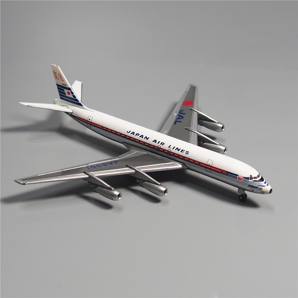 400日本航空dc8道格拉斯客机模型合金仿真民航飞机纪念品热品 新1