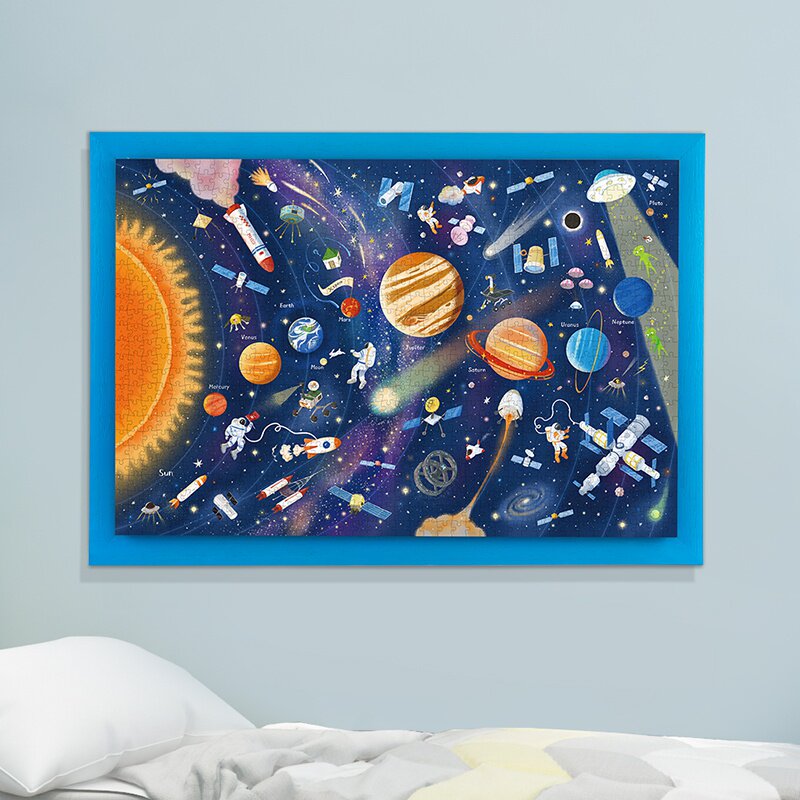 1000片拼图太空漫游宇宙行星星球成人减压解闷拼图