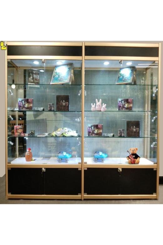 礼品展示柜小型吧台机构玻璃奖牌商品兑换收藏玻璃