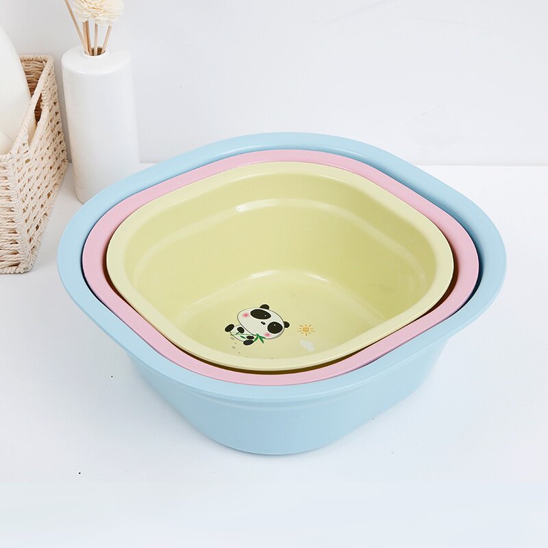 儿童家用洗脸盆男女婴儿宝宝洗脚脚盆4个塑料脸盆