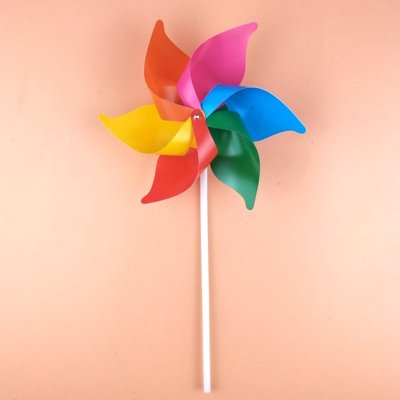 风车六彩户外彩色装饰景区幼儿园室外室内布置风车