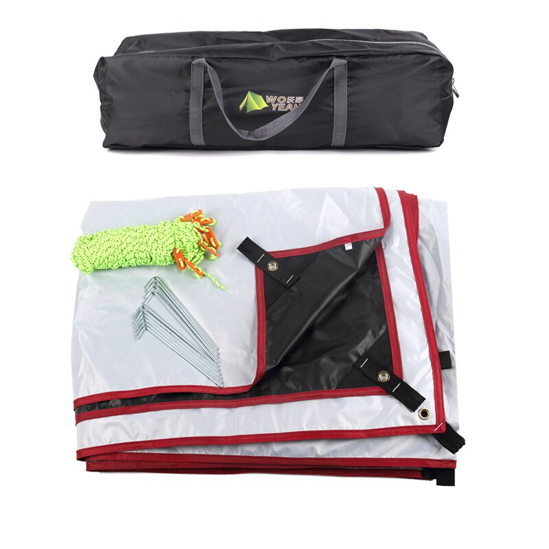 防雨户外黑胶加厚天幕帐篷钓鱼野营防晒沙滩遮阳篷