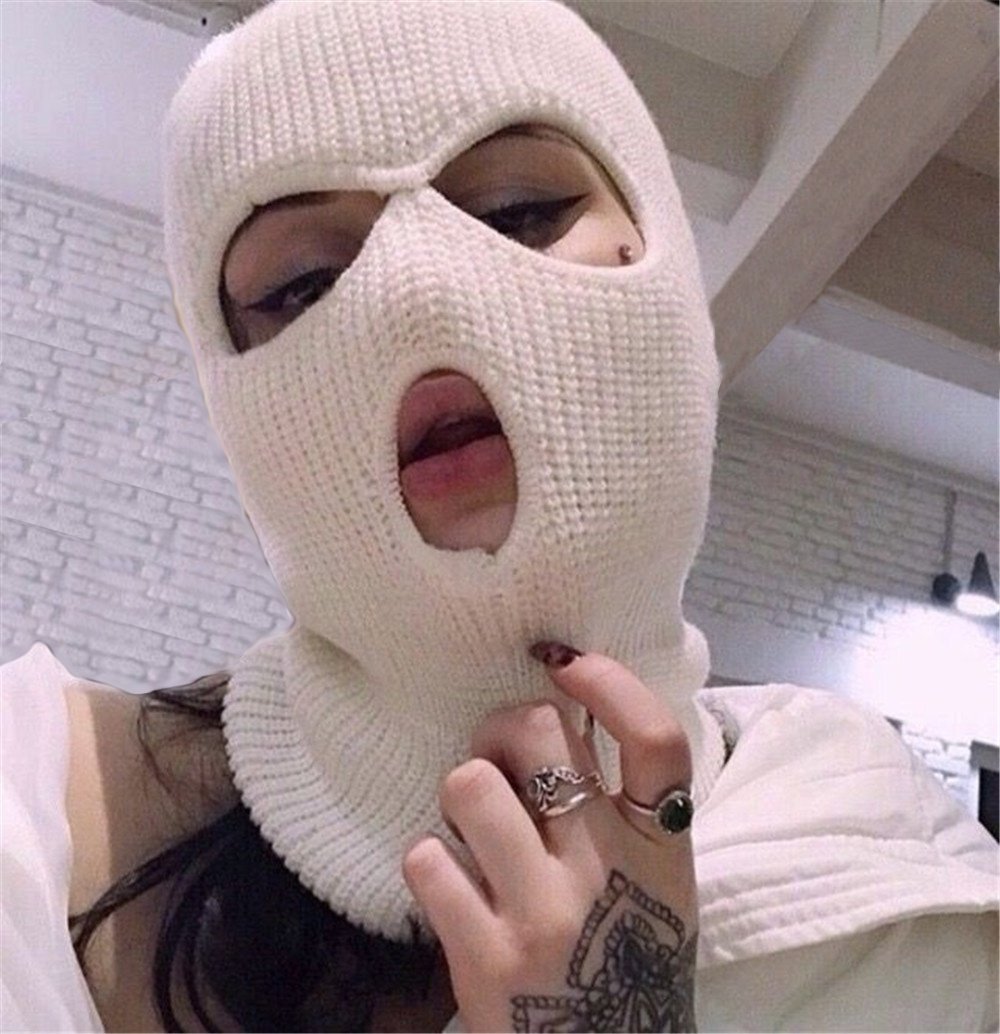 帽子防风头套同款女保暖精英三彩孔沙反恐绑匪帽子