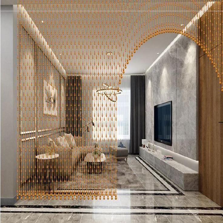 室内连线珠帘简约阳台屏风门帘隔断隔断门挡珠珠帘