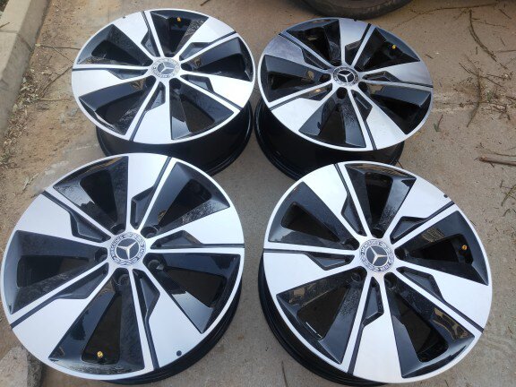 适用新款奔驰v260轮毂18寸原厂钢圈商务车改装轮毂