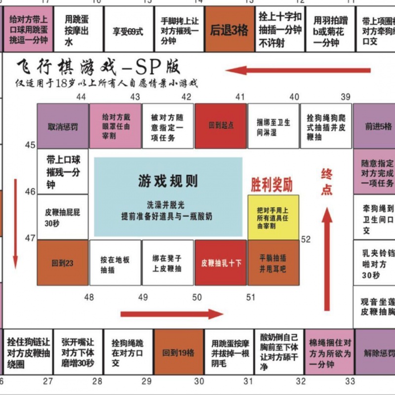 sp情侣飞行棋套装另类调教惩罚对手游戏男女飞行棋