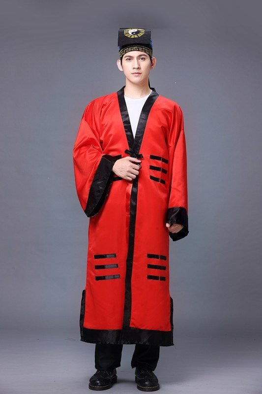 万圣节古代山古古装法衣道袍八仙服装道士表演太极服