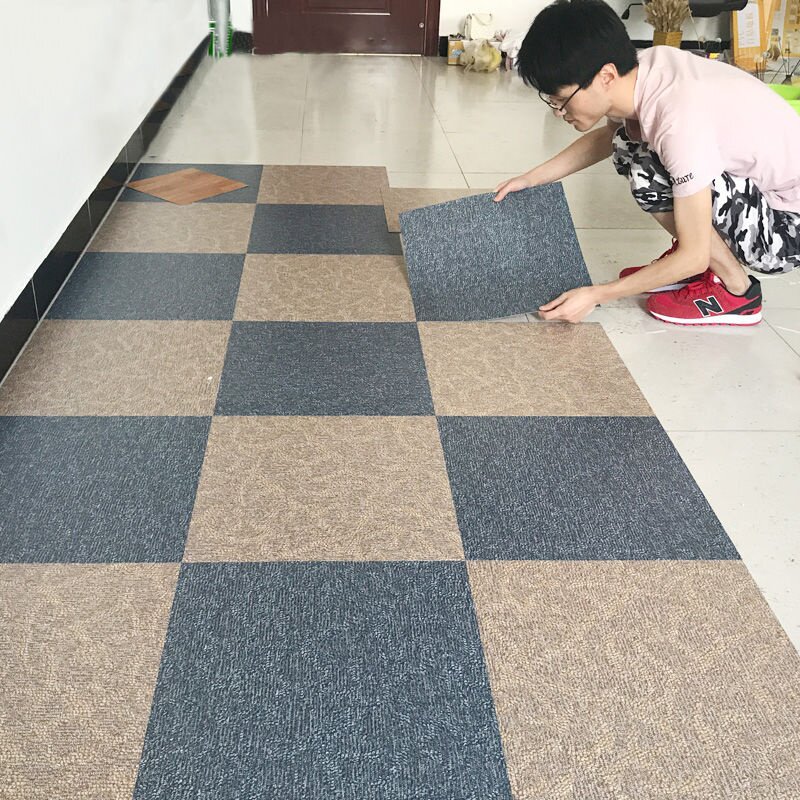 简约地板贴纸板砖粘革瓷砖翻新塑胶防水水泥地垫