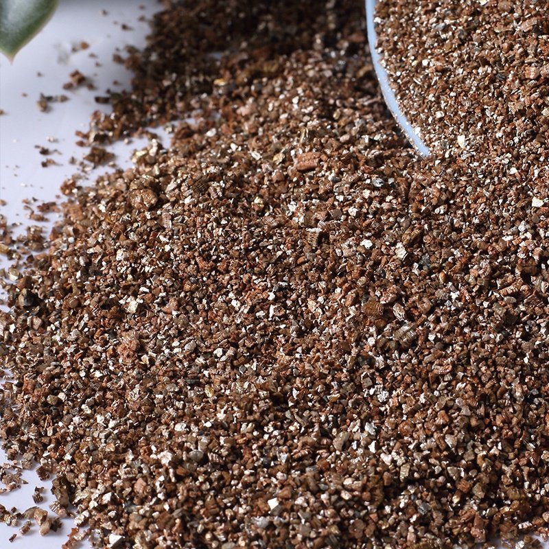 金黄色蛭石无土培育育苗基质园艺多植物种植动物家庭园艺肥料