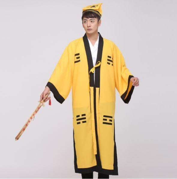 服装道袍古装道长万圣节表演古代八仙道士山法衣太极服