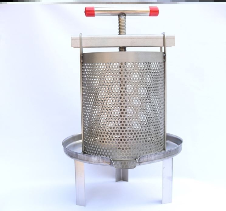 不锈钢压蜜机手动榨蜡机中蜂蜜榨汁机土蜂蜜压糖机摇蜜机养蜂工具