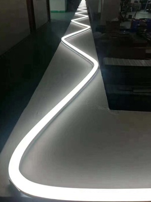 线线嵌入式柔性硅胶软灯带明吊顶形条户外防水套管灯条led灯带