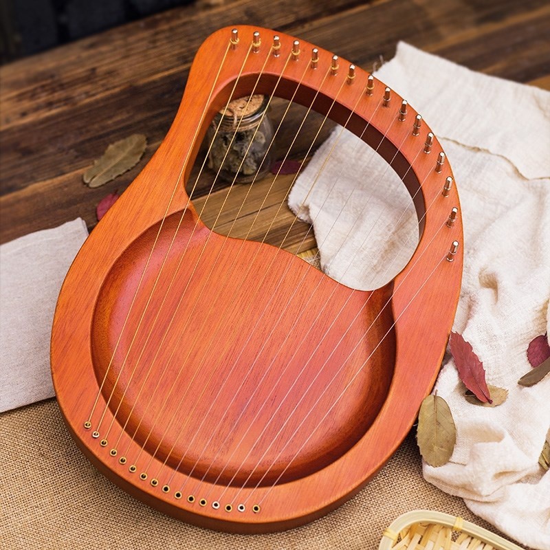 乐器小众便携式初学者箜篌古典里拉小型竖琴琴小竖琴