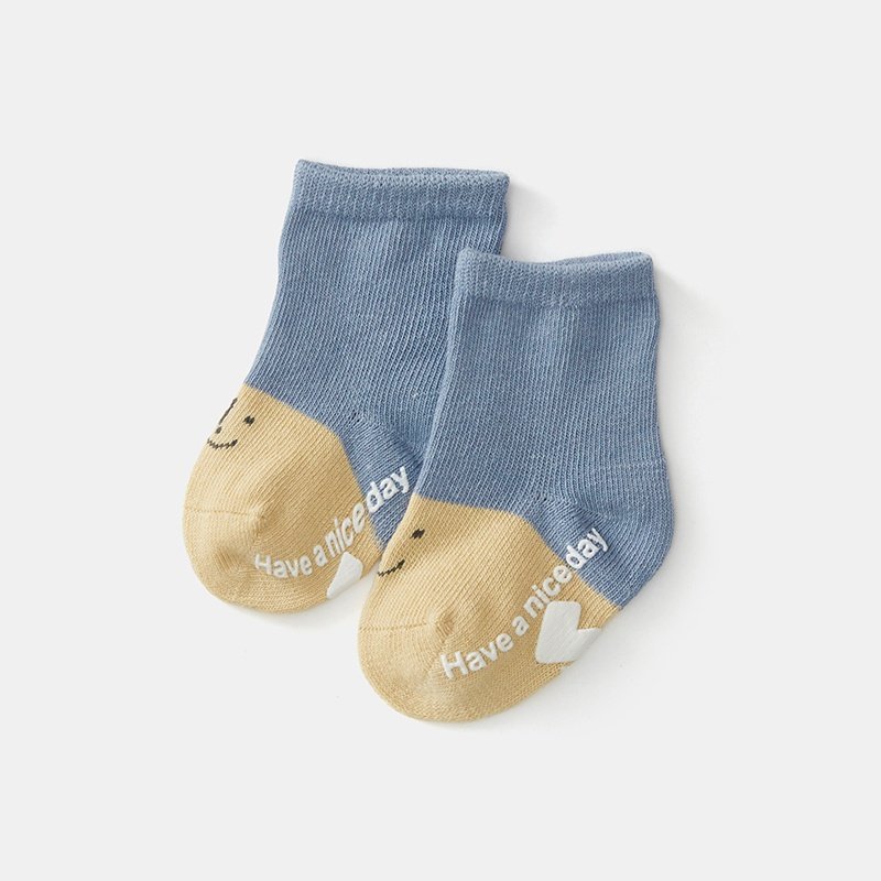 婴儿袜子春季新生儿棉袜防滑学步幼儿童袜小童儿童袜子016岁