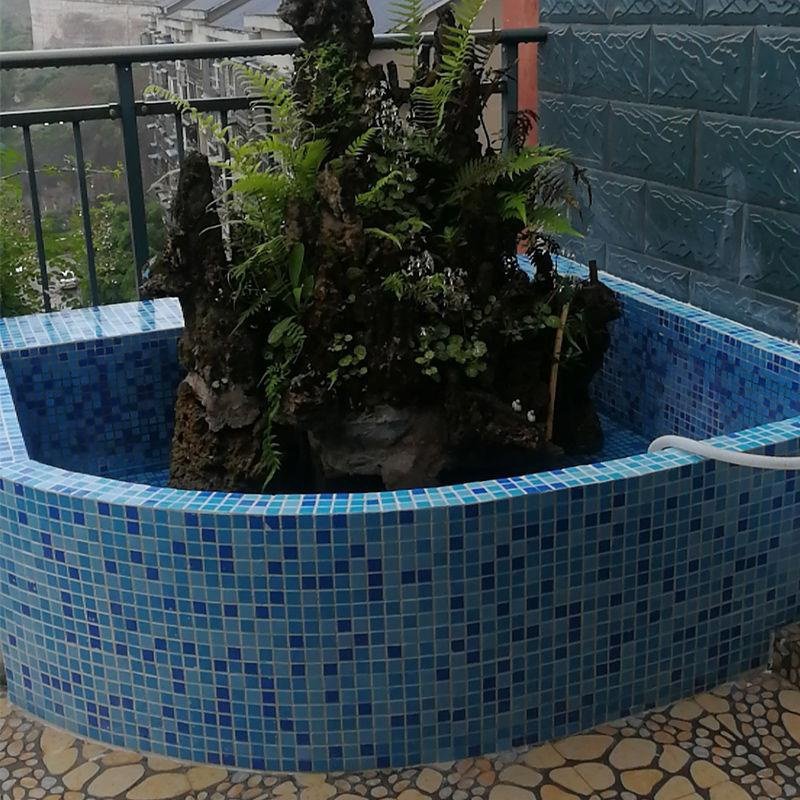 马赛克浴室工程阳台外墙瓷砖户外玻璃水池游泳池马赛克