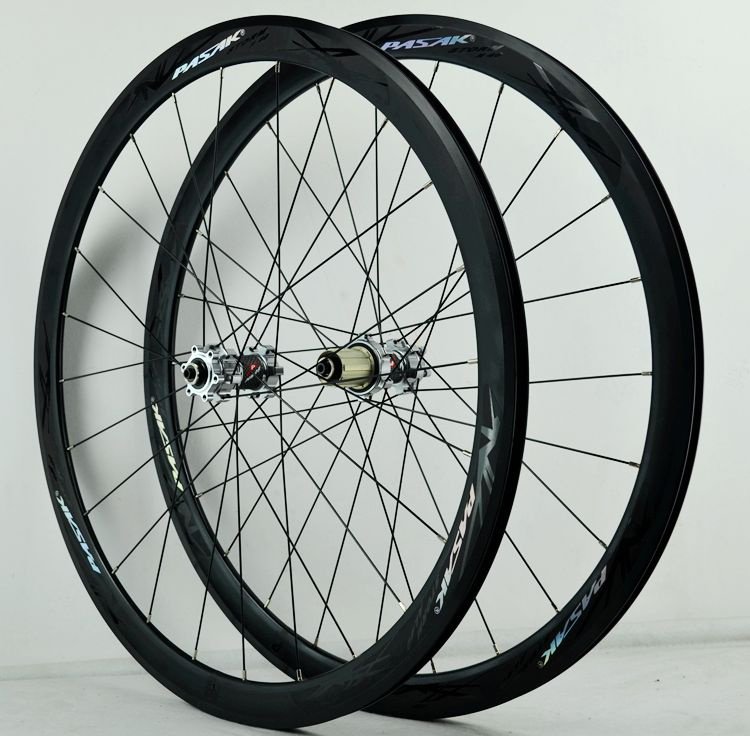 碟刹公路700c自行车轮组越野车轮29寸直拉40mm自行车轮组