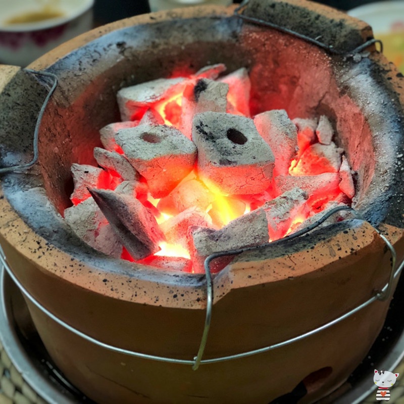 2021木炭火锅小泥港式打边炭炉陶土家用老式火锅