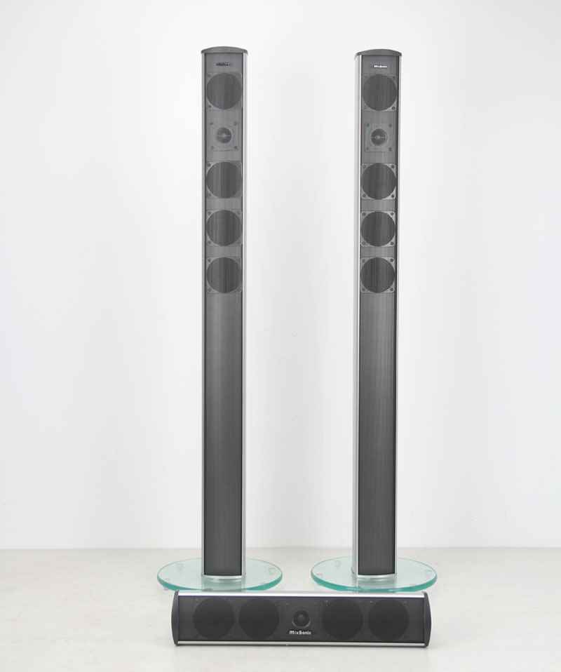 落地家庭影院组合中置环绕音箱频器吸音有源10寸hifi音箱