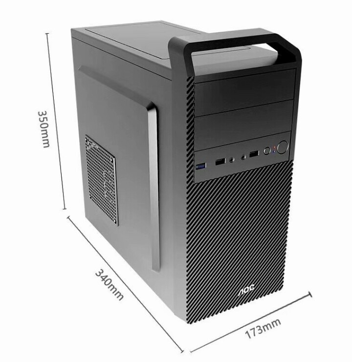 机箱aoc电脑主机支持matx手提usb30游戏家用机箱