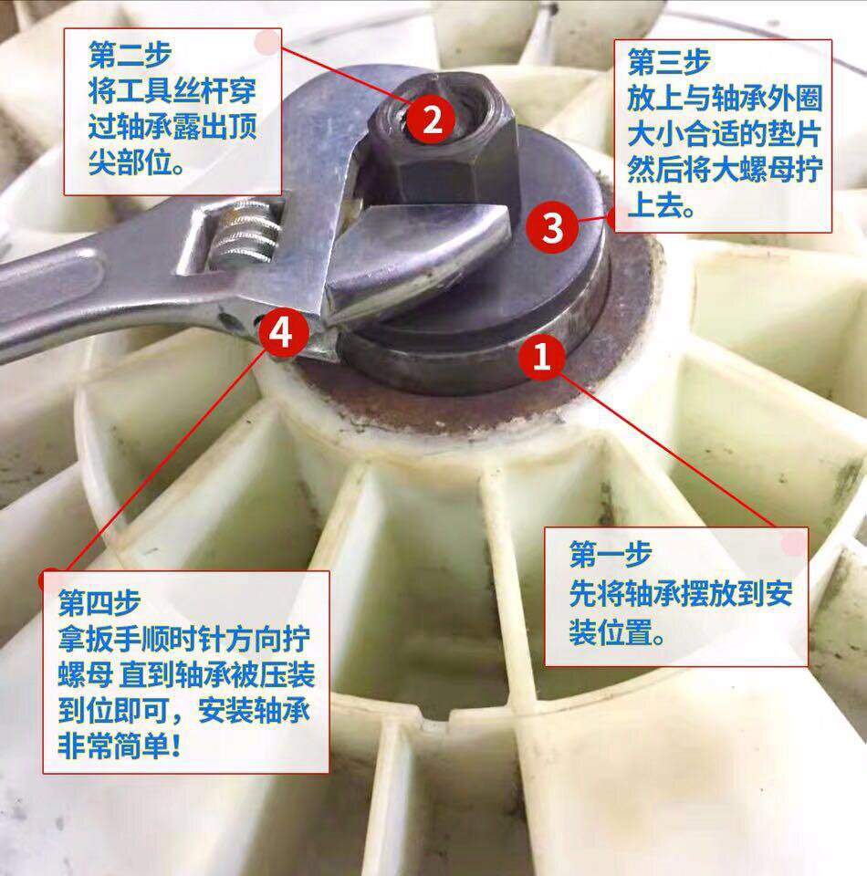 多功能滚筒家用洗衣机工工具拆洗波轮拆卸新款轴承装卸工具