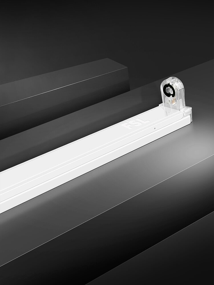 支架佛山日光光带t8led灯管fsl空罩照明单工程led灯管