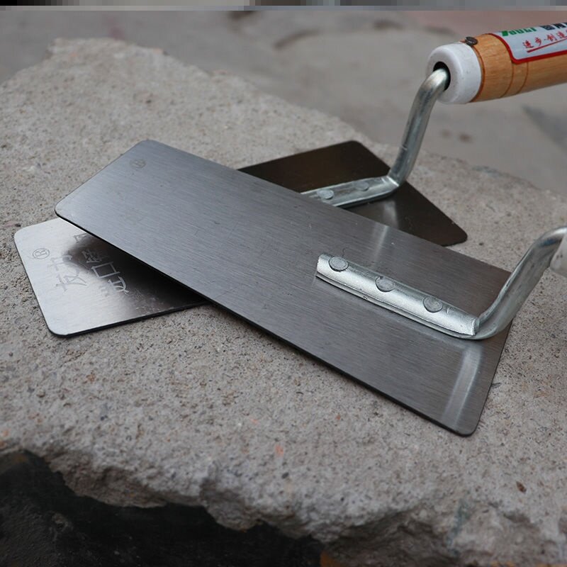 东北泥板镘刀灰池铺砌砌墙泥水瓦工工具铲子抹泥刀
