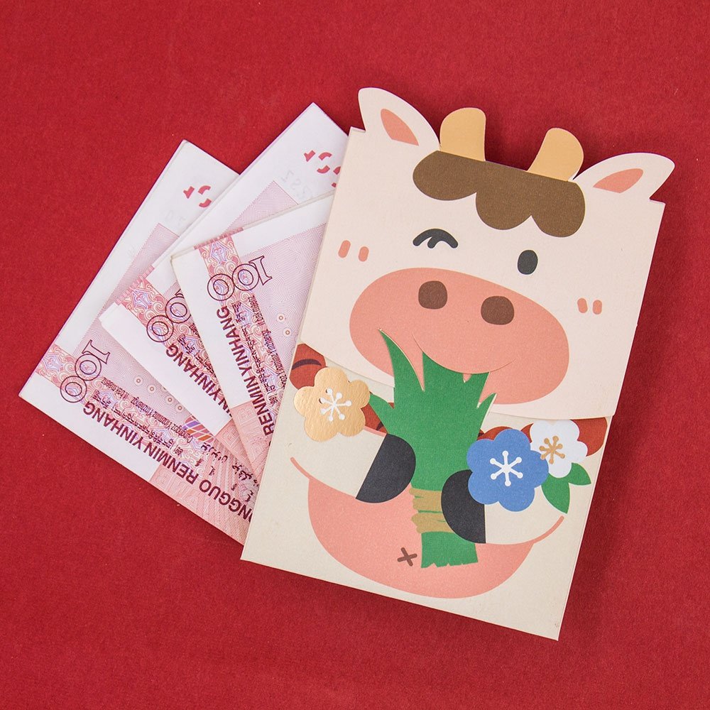 牛年压岁小号卡通钱袋压岁钱新年立体异型可爱红包