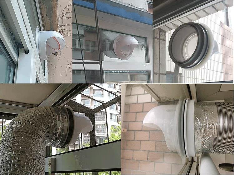 风口上排新品抽排抽油烟机油烟烟道厨房烟管公共烟机灶具配件